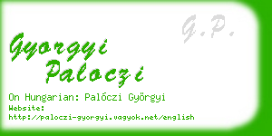 gyorgyi paloczi business card